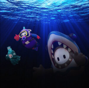 【フォールガイズ】深海の掘り出し物「アクアチーム・サンザンダーフォース」がアイテムショップに登場しました！